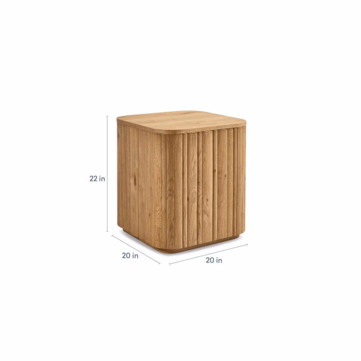 Andora Square Plinth End Table - Image 6