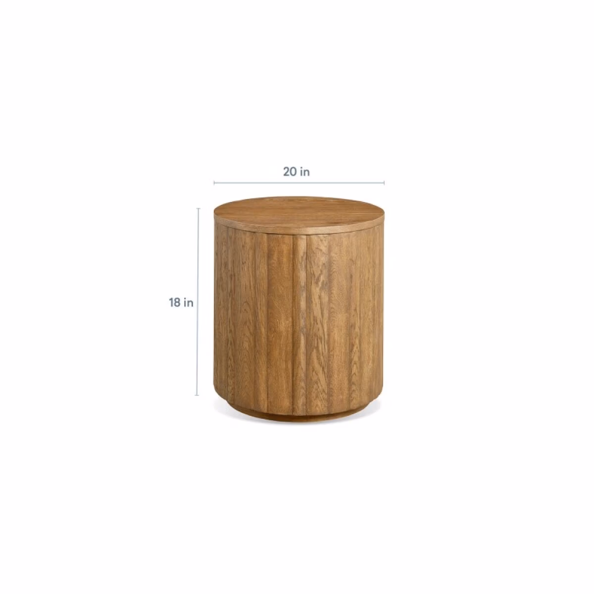 Andora Round Plinth End Table - Image 4