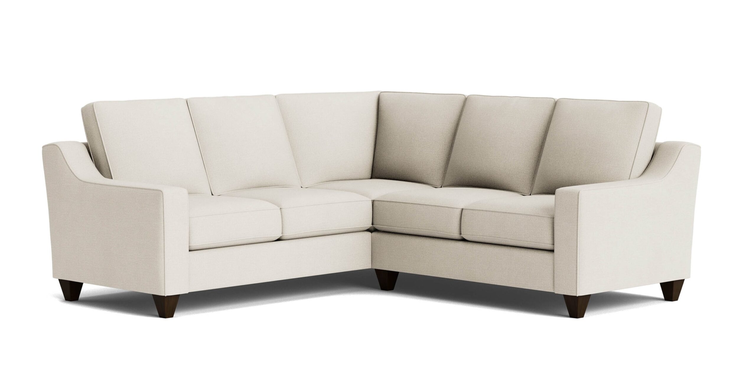 892a5f07efe264c991a7b501fe3396a0 True Custom™ True Custom® Wide Slope Arm L-Shaped Sectional - Image 1