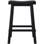 Creations 30 Inch Sawhorse Barstool - Black (RTA) - Image 5