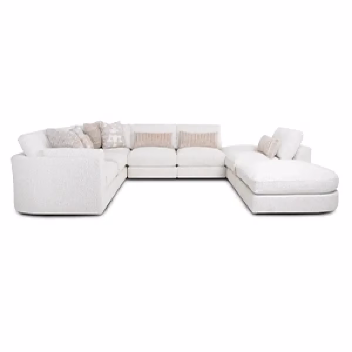 938 Bombay Curved Bump Up Ottoman 93819 - Image 2