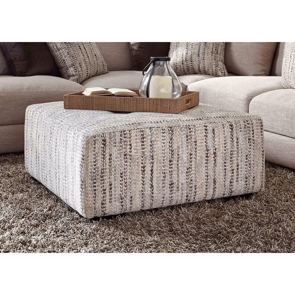 808 Hannigan Square Ottoman W/ Button Tufts 75018-3513-26 - Image 3