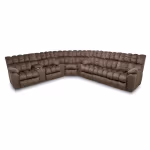 440 Brayden Manual Reclining Sofa W/ Table, Lights, Drawer W/ Lumbar Massage & Frosty Fridge 44039-59