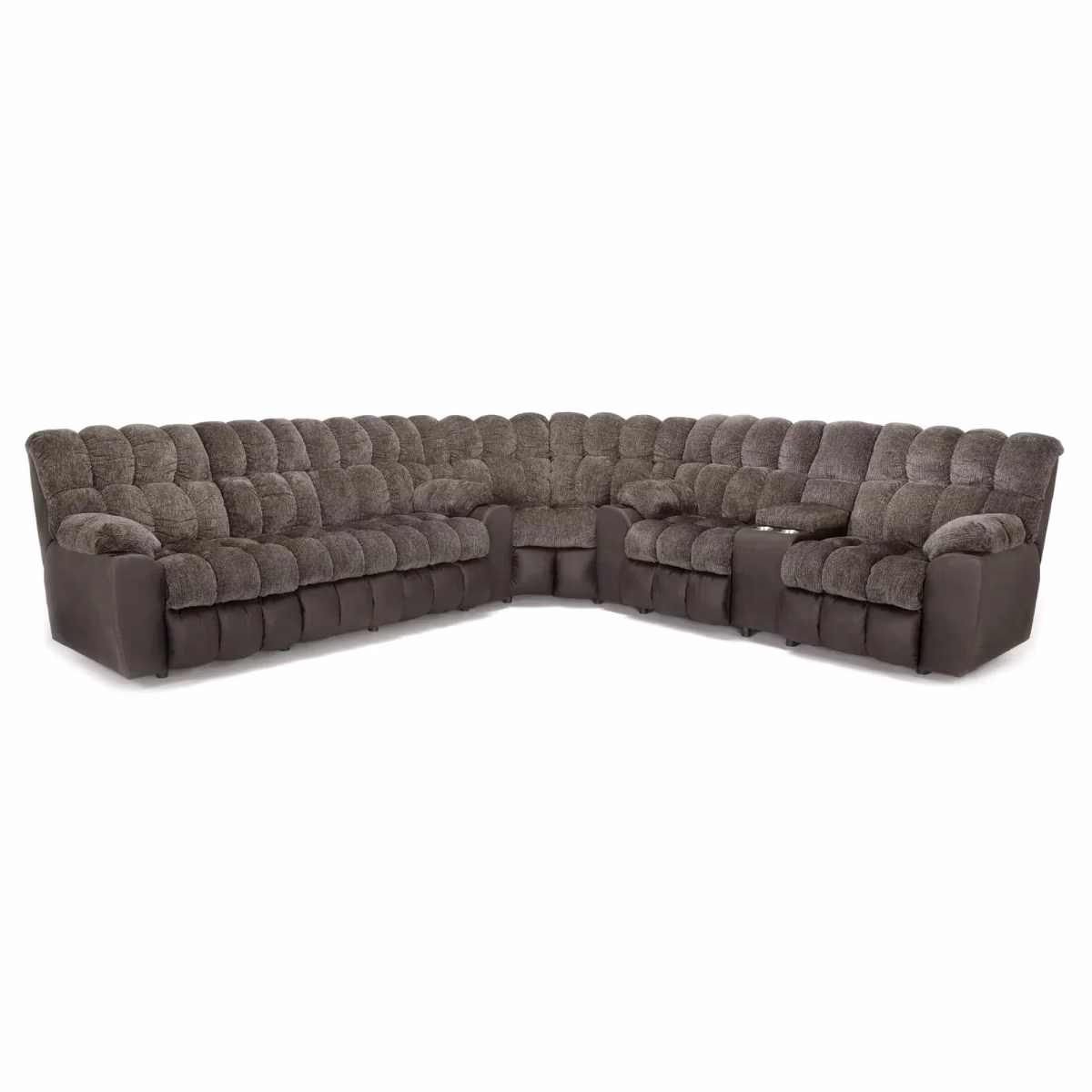 341 Westwood Manual Reclining Sofa W/ Drop Down Table 34139 - Image 2