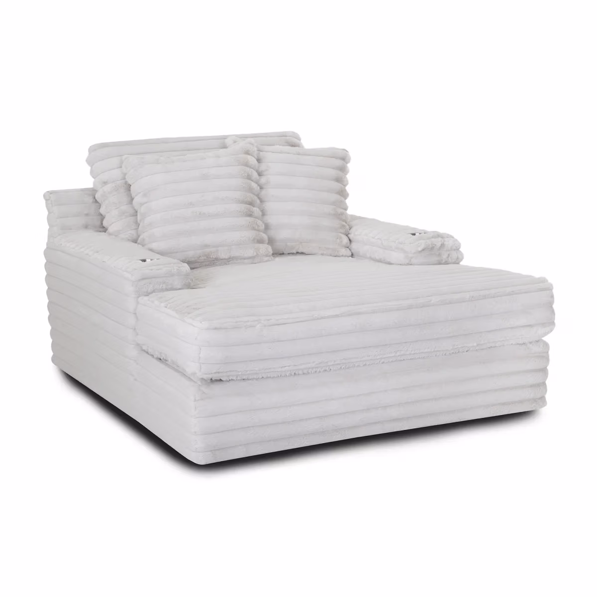 94811 Bellini Chaise Lounger W/ Dual Cupholders And 1 Hidden Usb Charging Port 94811 - Image 2