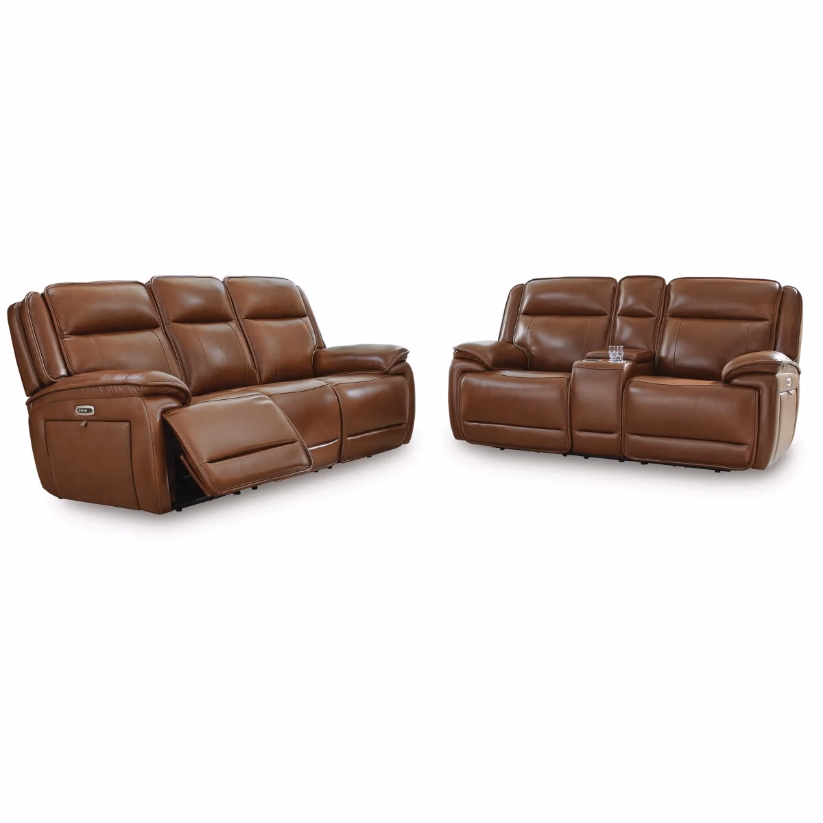 Healy Pier Power Reclining Sofa and Loveseat - Image 2