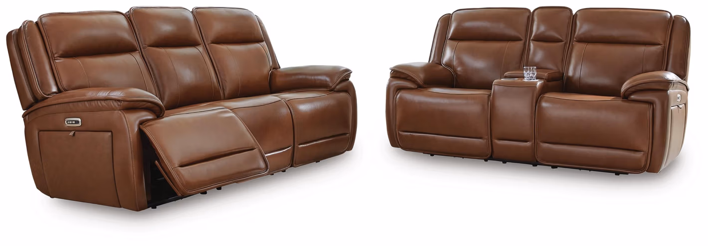 005a8b58a0e4f167cda3479339b19c6d Healy Pier Power Reclining Sofa and Loveseat - Image 1
