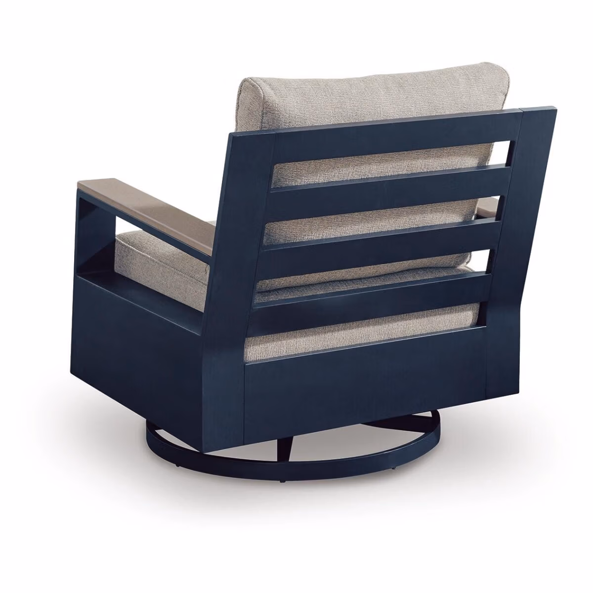 East Beach Outdoor Swivel Glider Chair with Cushion - Image 5