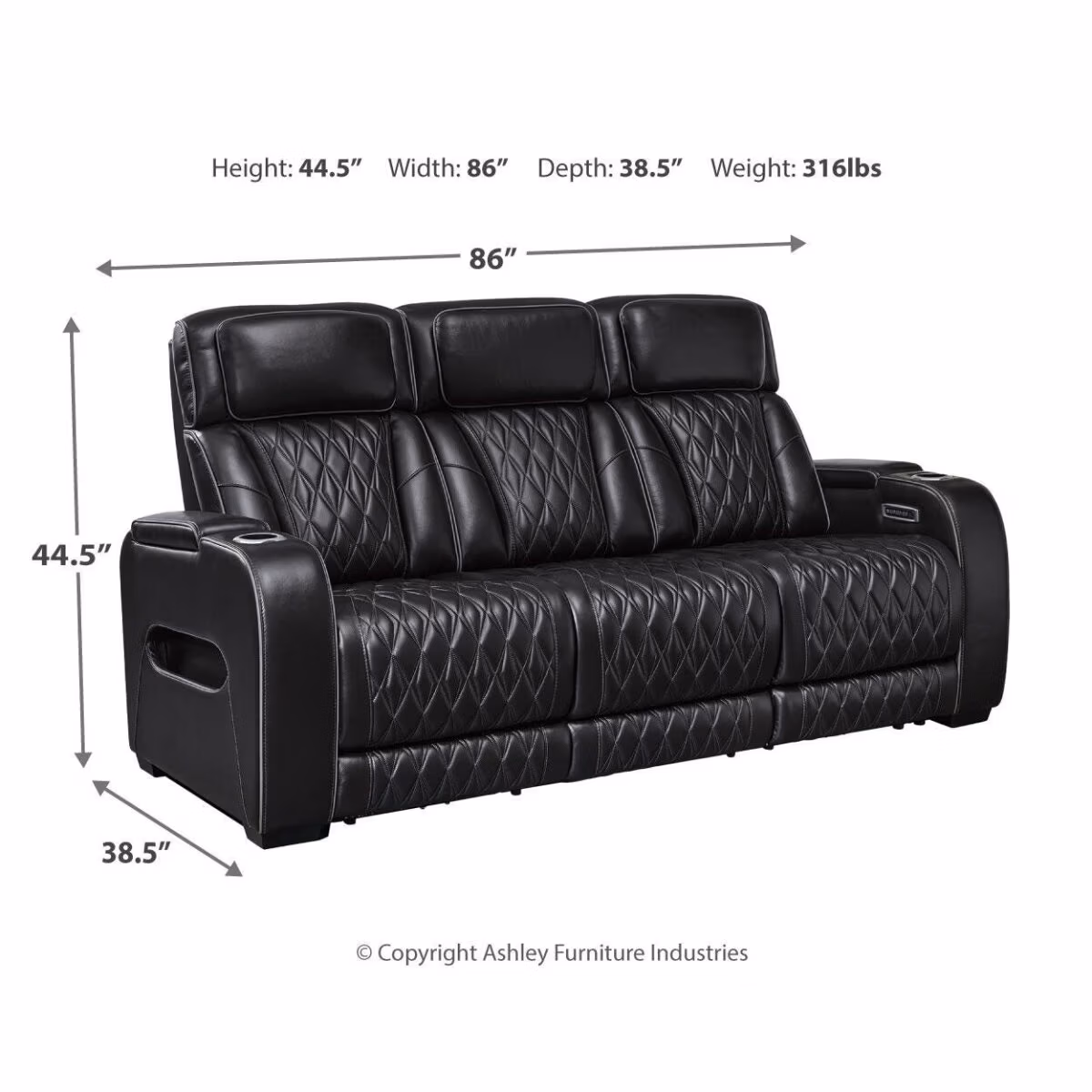 Boyington Power Reclining Sofa - Image 5