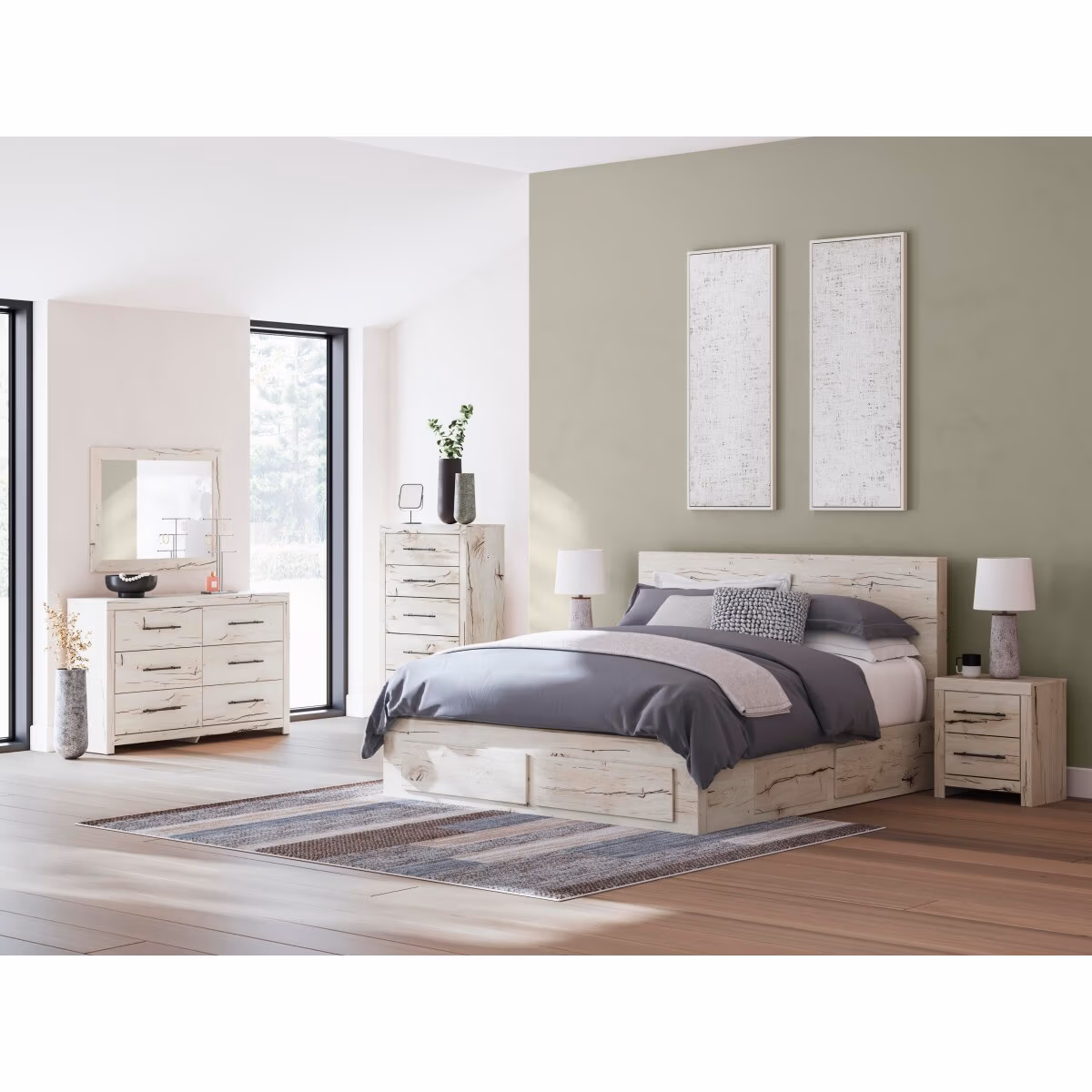 Lawroy King Panel Storage Bed - Image 11