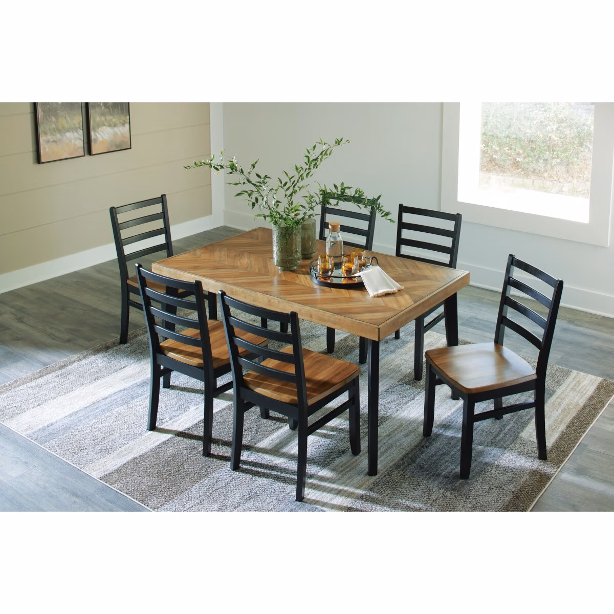 Blondon Dining Table and 6 Chairs (Set of 7) - Image 12