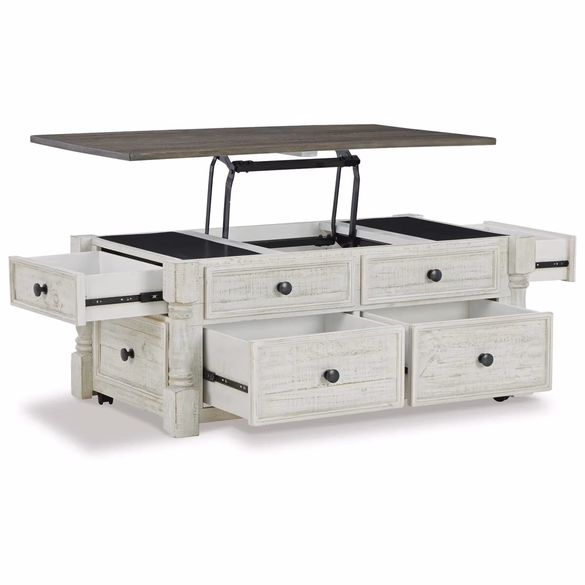 Havalance Lift Top Coffee Table and 2 End Tables - Image 3