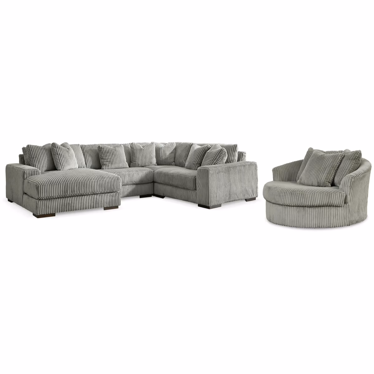 Lindyn 4-Piece Sectionals with Chair - Image 2