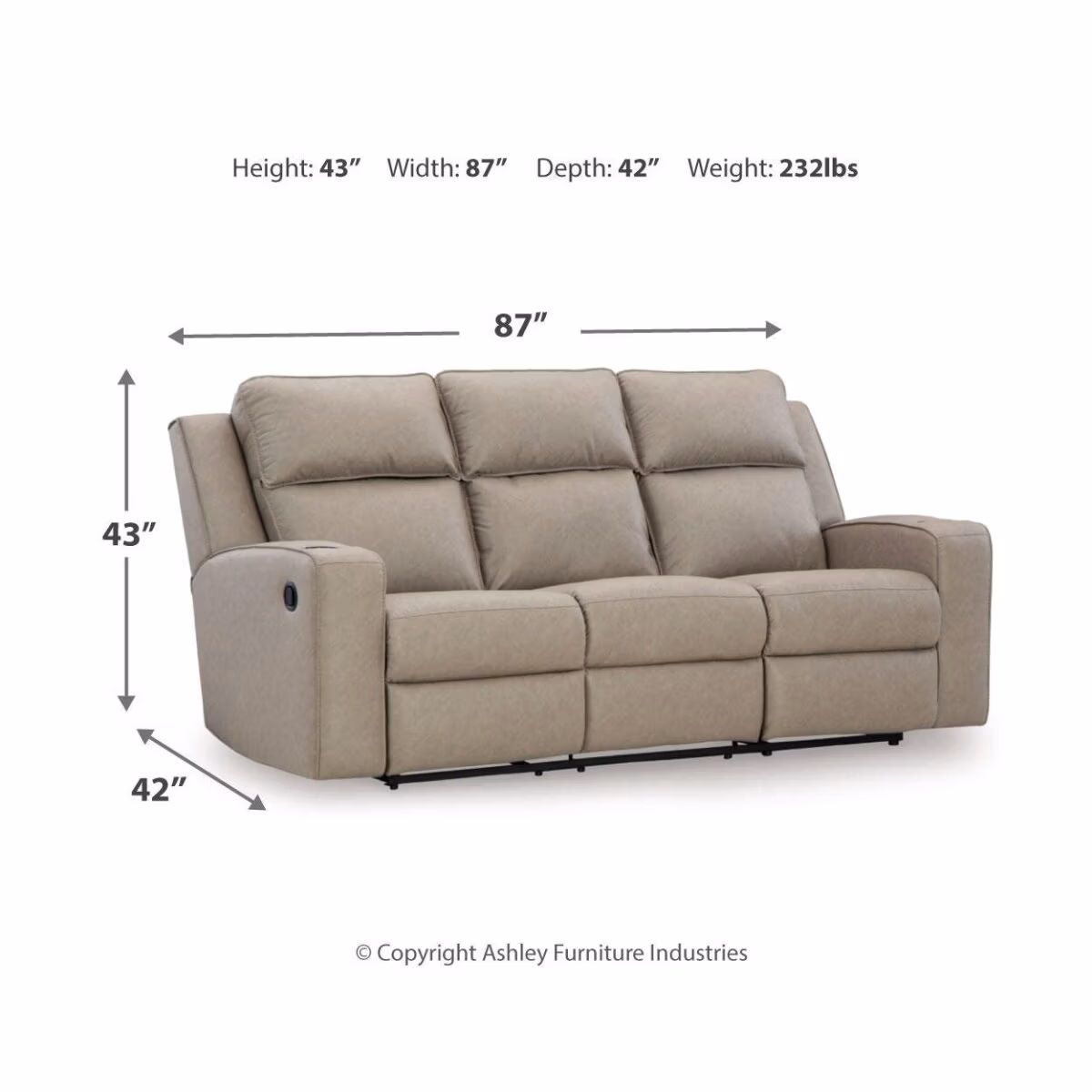 Lavenhorne Reclining Sofa, Loveseat and Recliner - Image 19