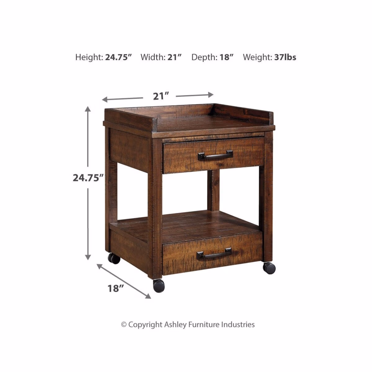 Baldridge Printer Stand - Image 5