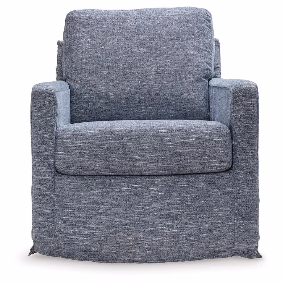 Nenana Next-Gen Nuvella Swivel Glider Accent Chair - Image 4