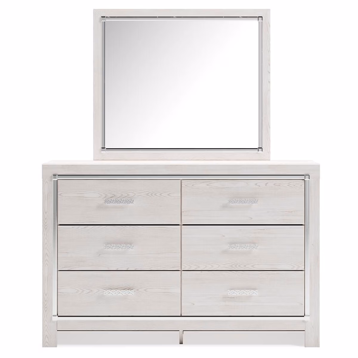 Altyra Queen Upholstered Panel Bed, Dresser, Mirror, Chest and Nightstand - Image 3