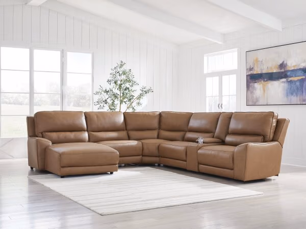 DeepWakes 6-Piece Power Reclining Sectional with Chaise - Image 3