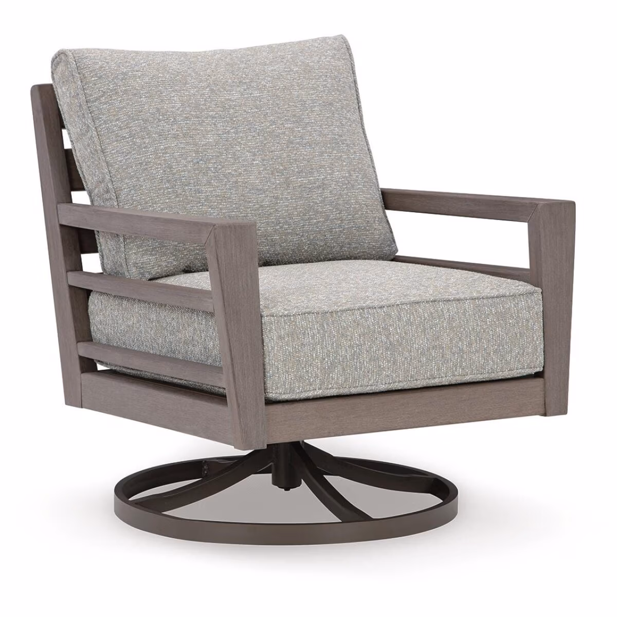 Hillside Barn Outdoor Swivel Lounge with Cushion - Image 2