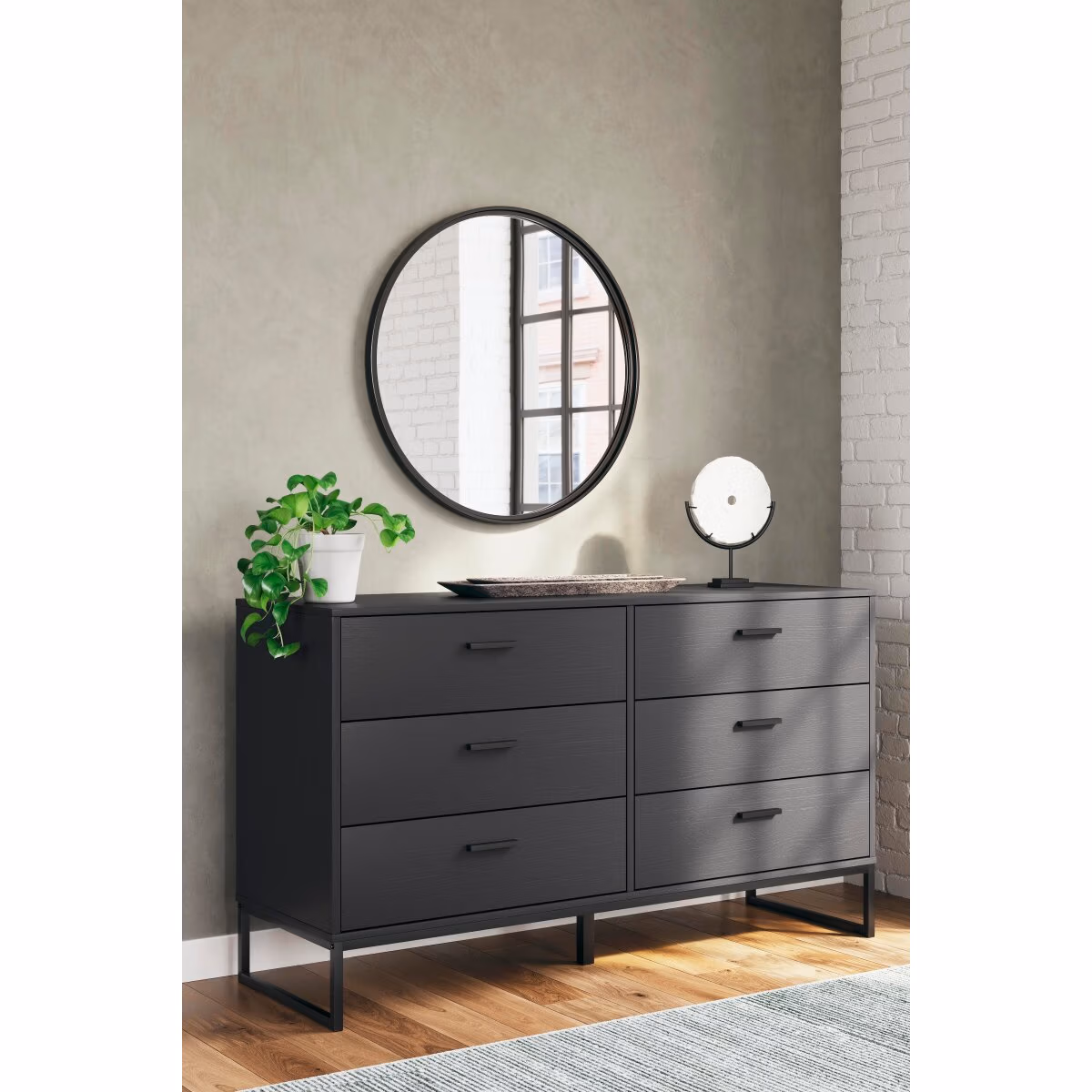 Socalle Twin Panel Platform Bed and Dresser - Image 19