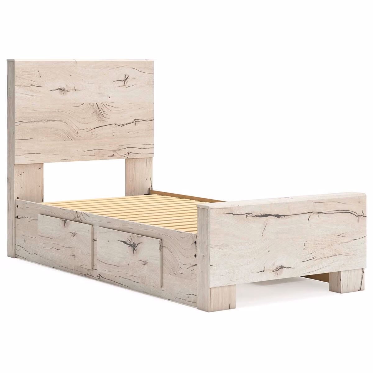 Lawroy Twin Panel Bed with Storage - Image 10