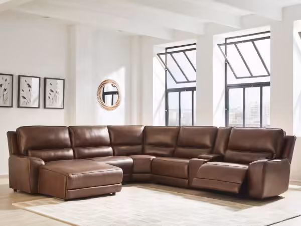DeepWakes 6-Piece Power Reclining Sectional with Chaise - Image 2