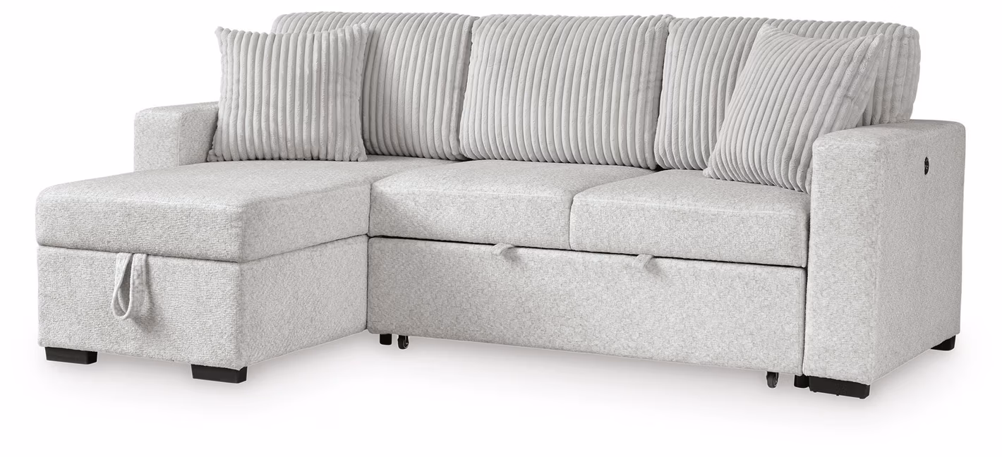 Wohlen 2-Piece Sectional with Pop Up Sleeper and Chaise