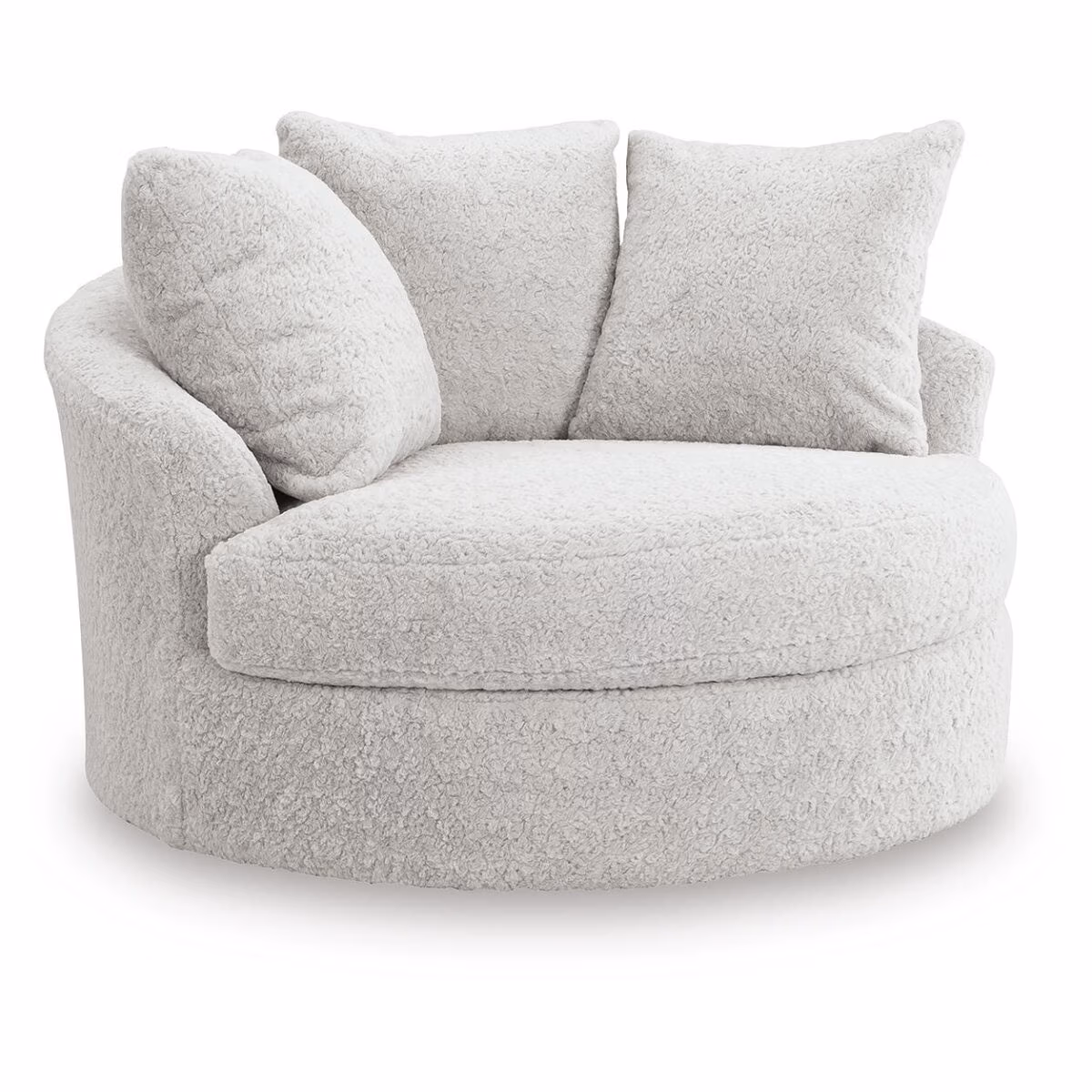 Cuddle Plush Oversized Swivel Accent Chair - Image 2