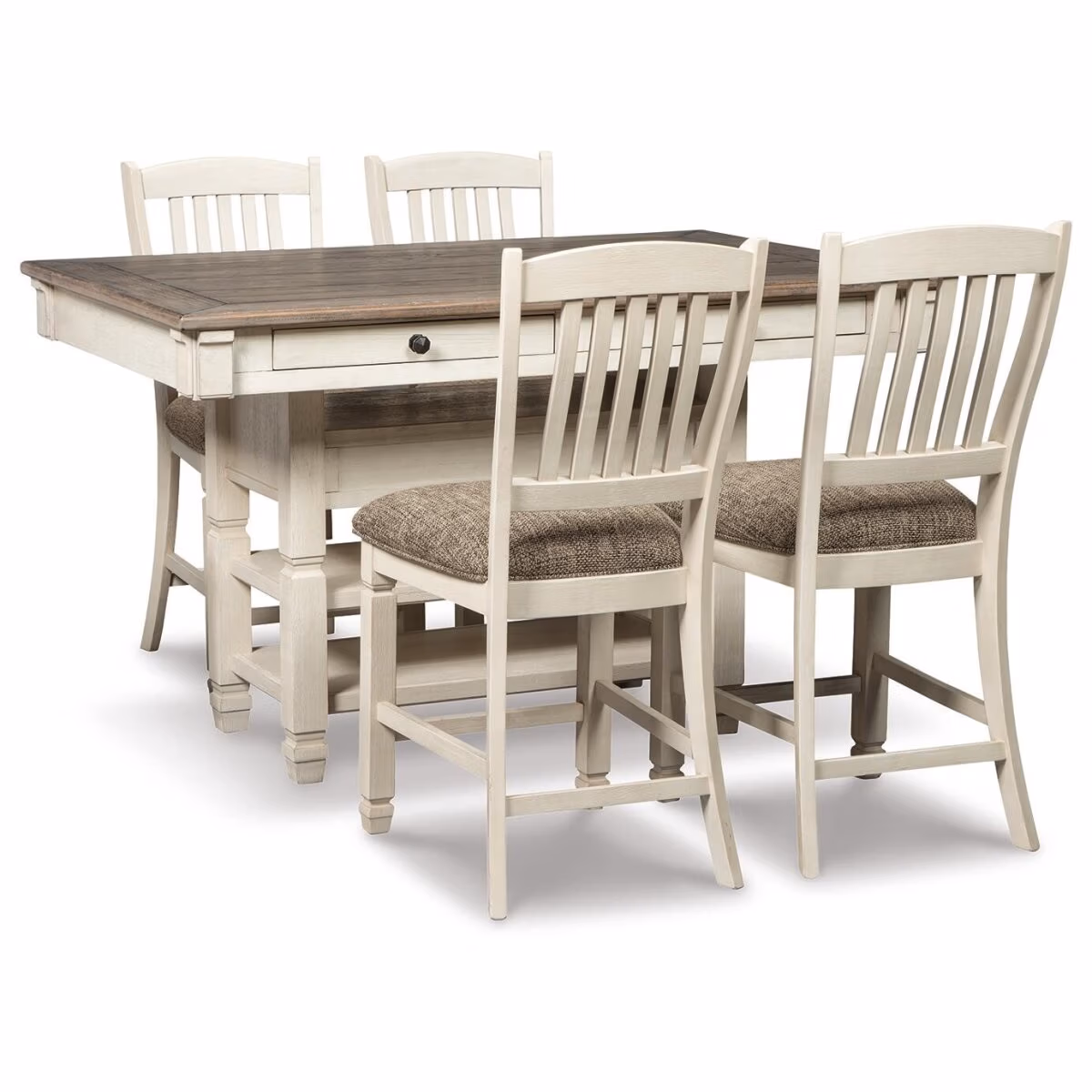 Bolanburg Counter Height Dining Table and 4 Barstools with Display Cabinet - Image 3