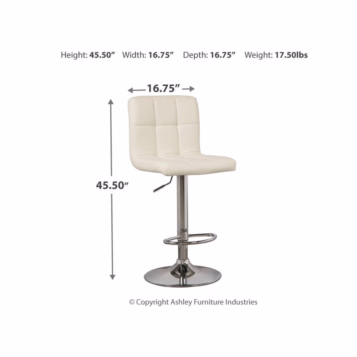 Bellatier Adjustable Height Bar Stool - Image 6