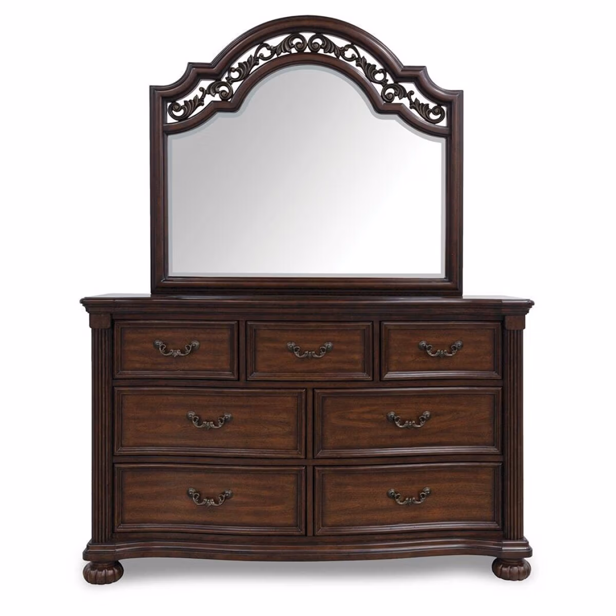 Lavinton Queen Poster Bed, Dresser, Mirror, Chest and 2 Nightstands - Image 3