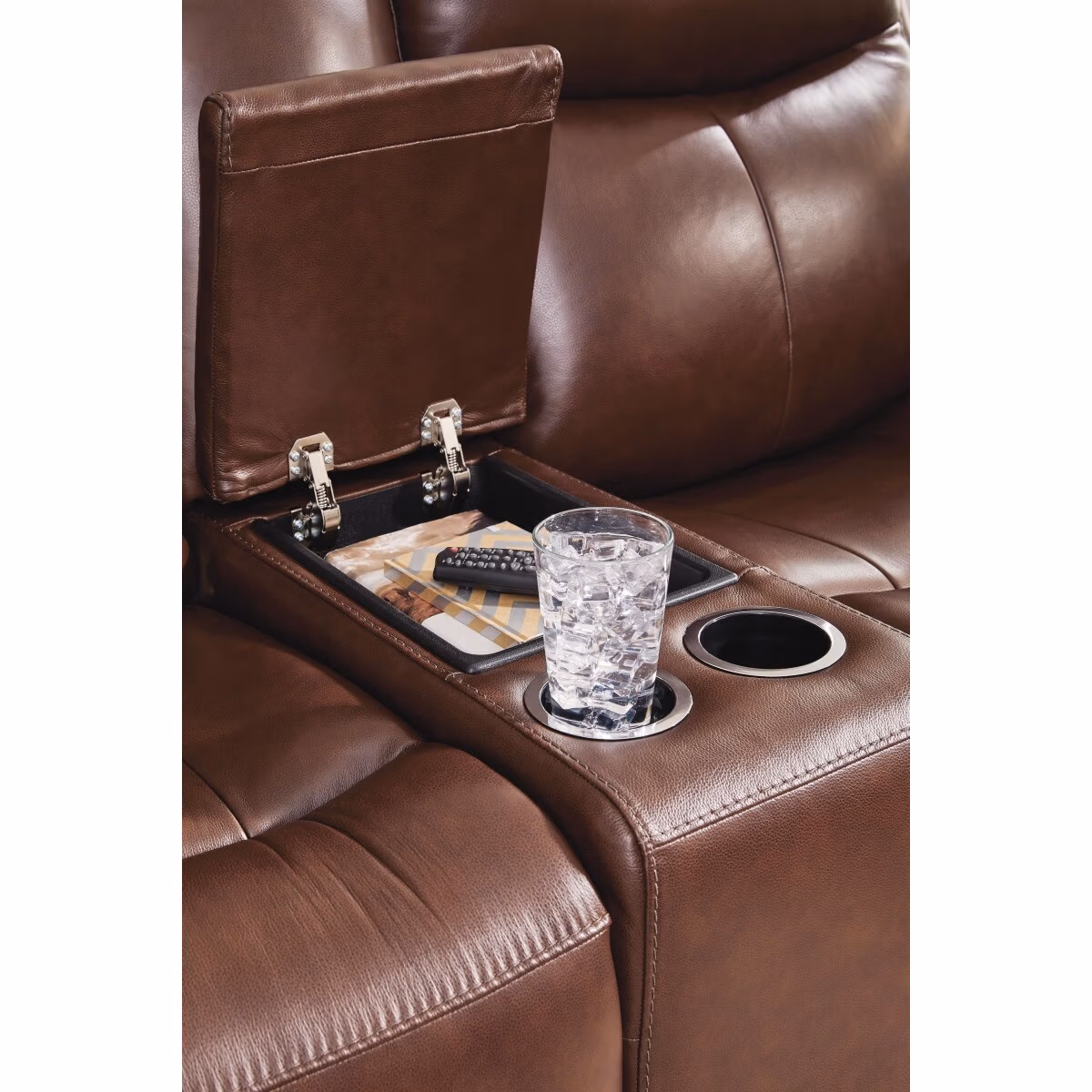 Bexhurst Power Reclining Loveseat with Console - Image 7