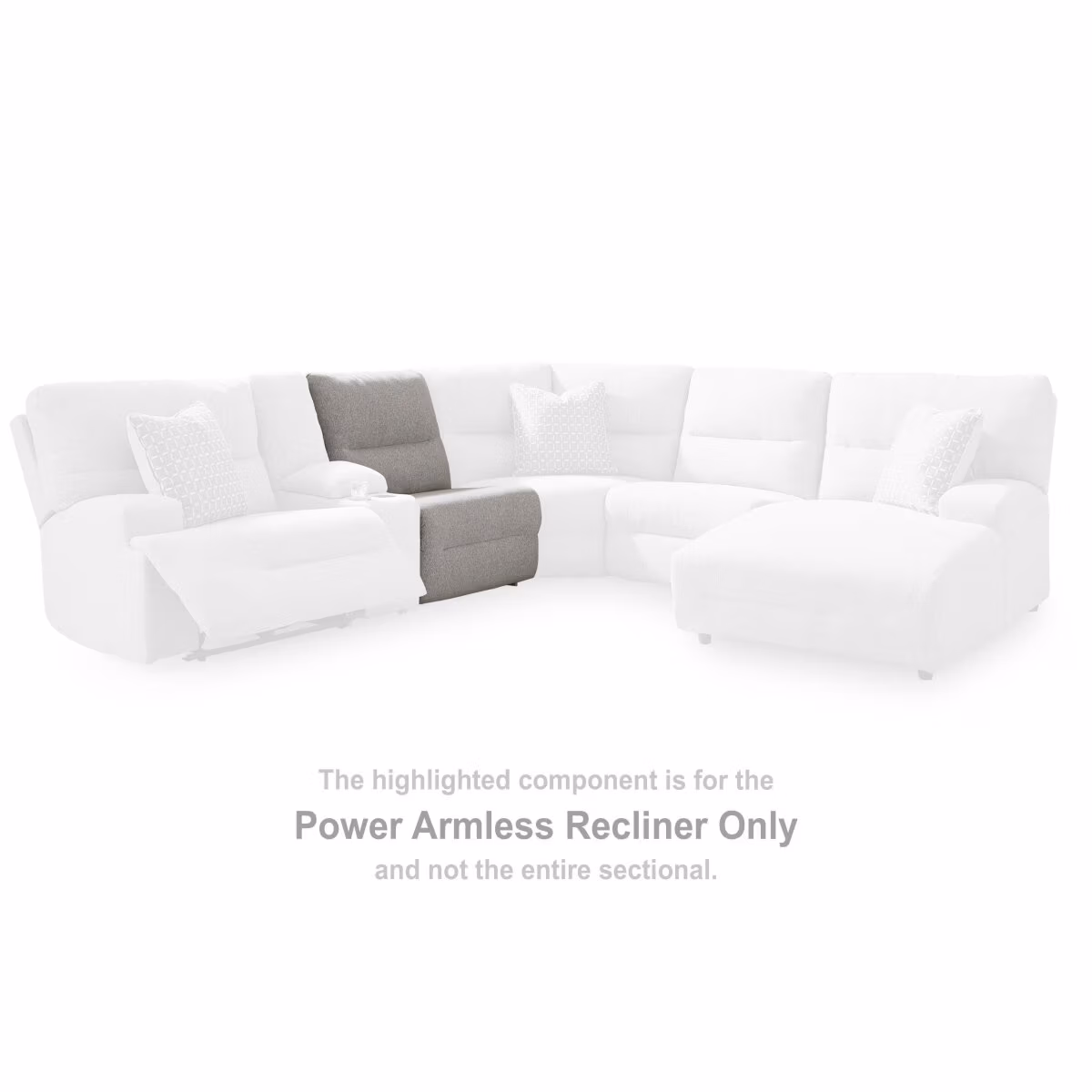 Acklen Place Power Armless Recliner - Image 3