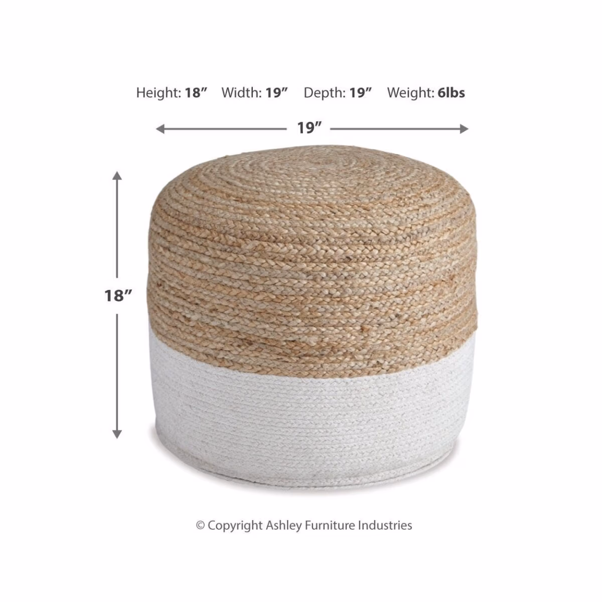 Sweed Valley Pouf - Image 4