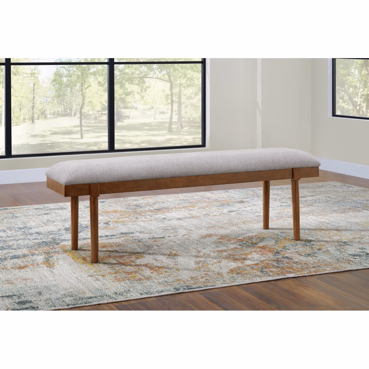 Lyncott 59" Upholstered Dining Bench - Image 3