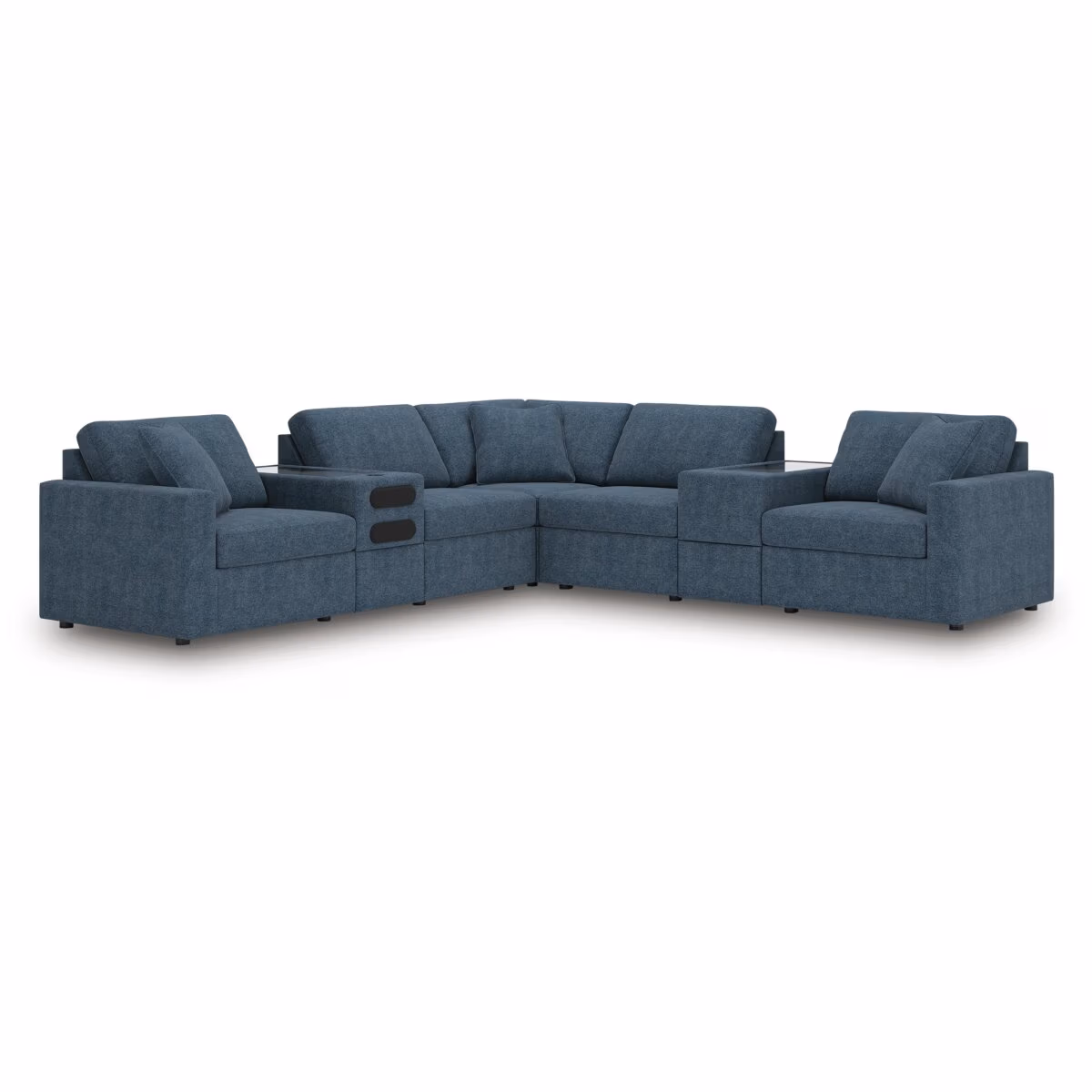 Modmax 7-Piece Balanced Sectional with Audio and Storage Consoles - Image 2