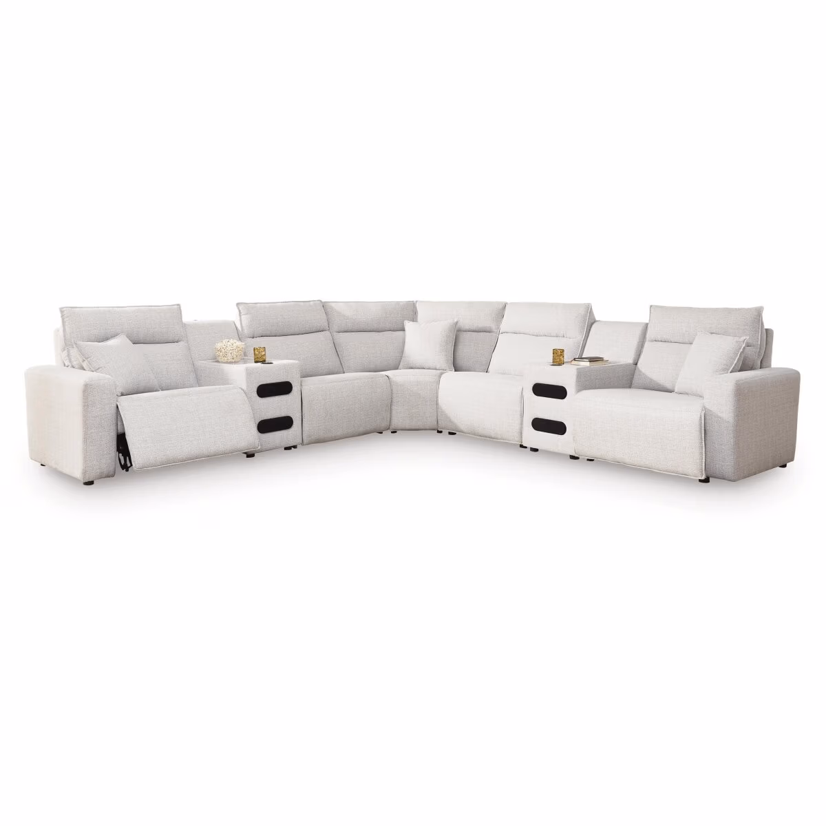 Modmax II 7-Piece Power Reclining Sectional with Audio Consoles - Image 2