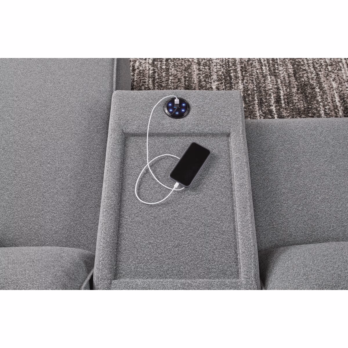 Modmax II 5-Piece Power Reclining Sectional with Audio Consoles - Image 7