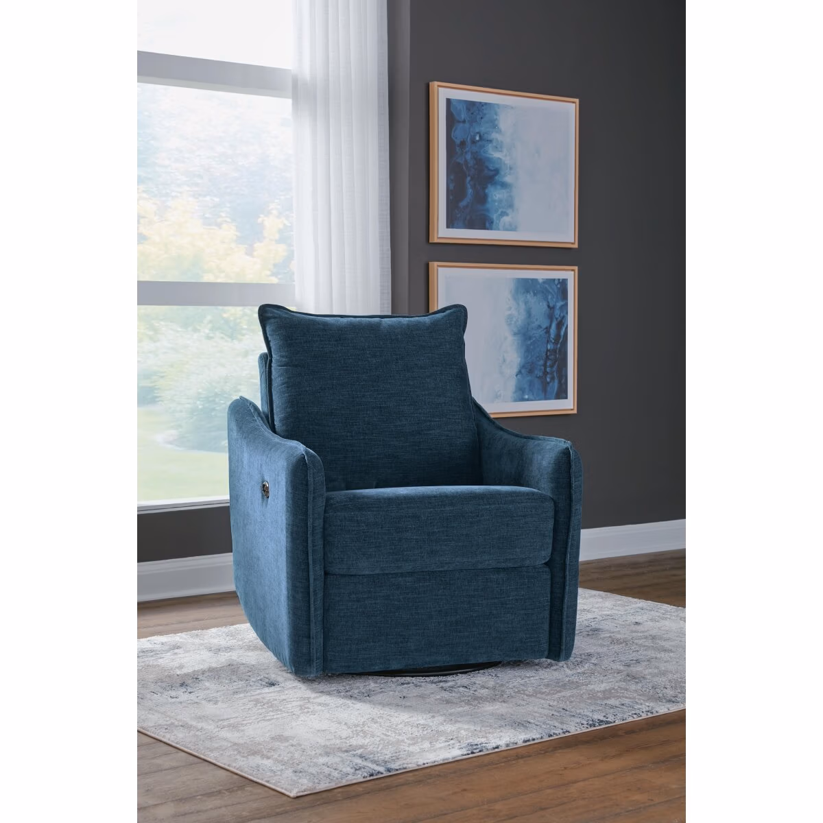 McBurg Swivel Power Recliner - Image 3