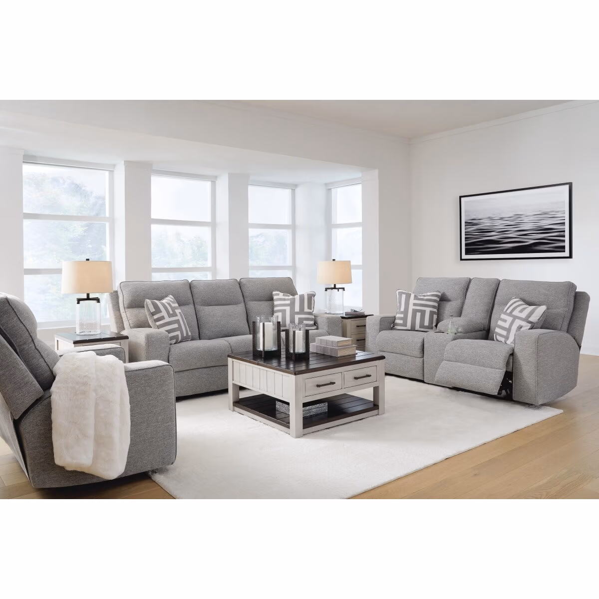 Biscoe Power Reclining Sofa, Loveseat and Recliner - Image 21