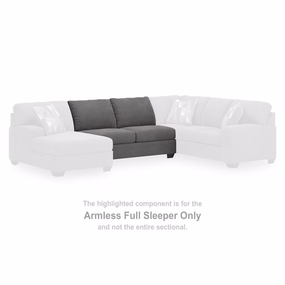 Clarington Armless Full Sleeper - Image 3