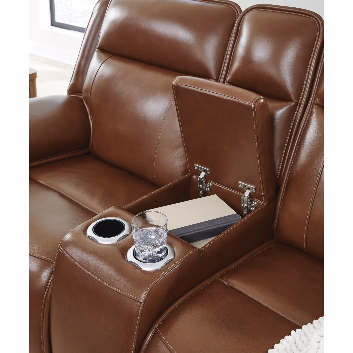 Healy Pier Power Reclining Loveseat with Console - Image 7