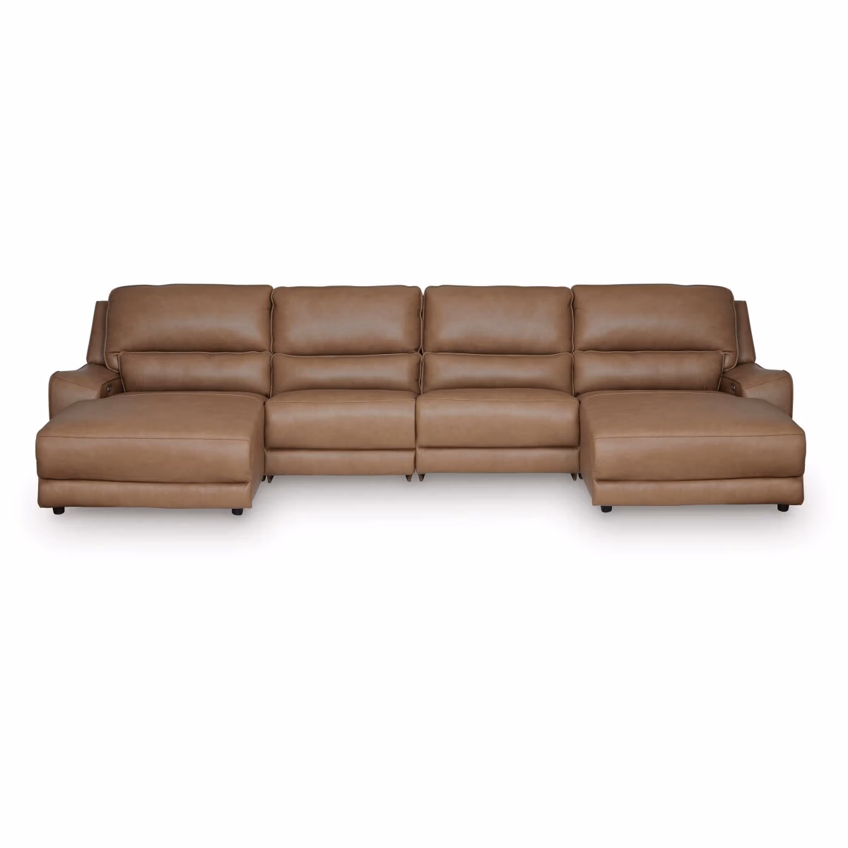 DeepWakes 4-Piece Reclining Sectional with Double Chaise - Image 2
