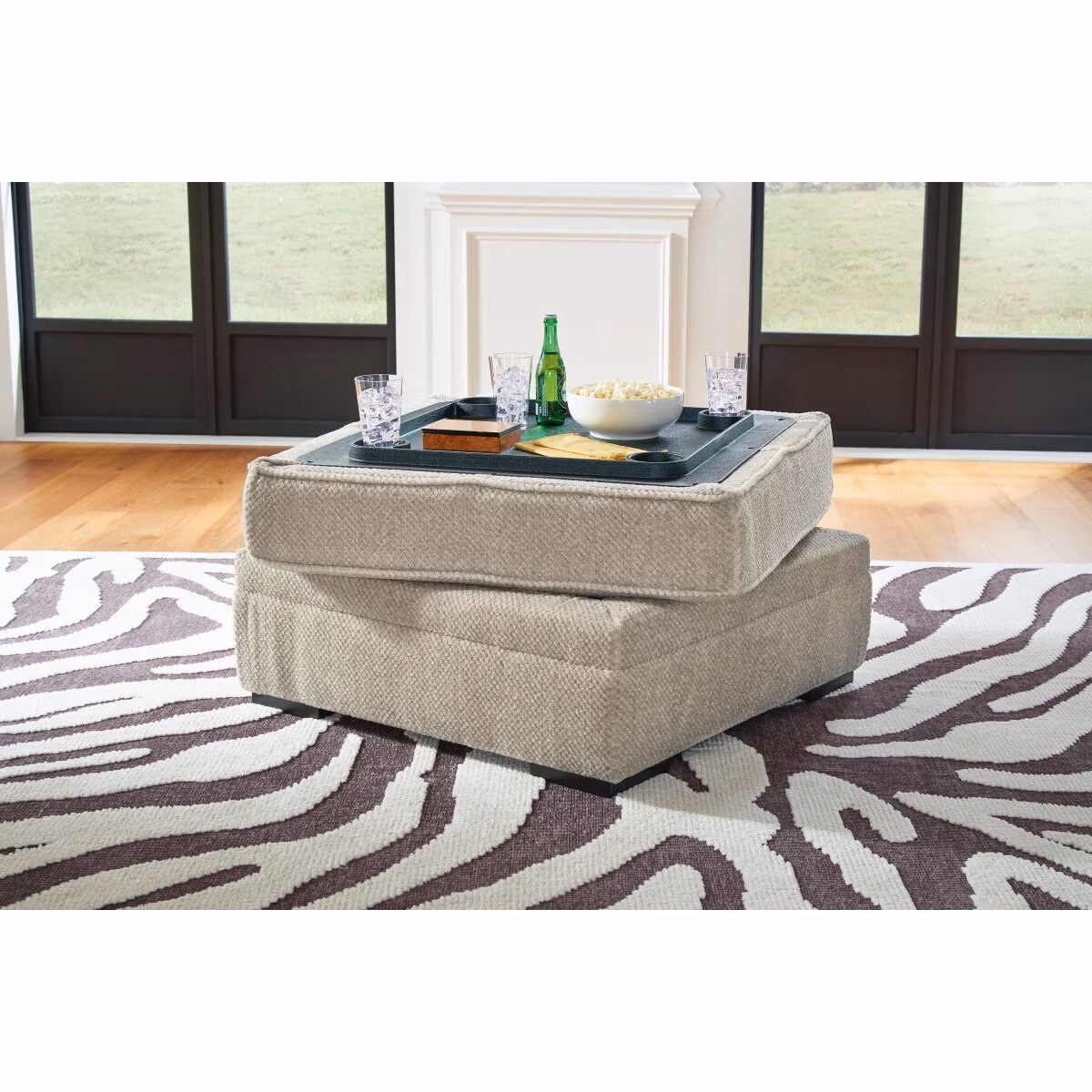 Calnita Ottoman With Storage - Image 7
