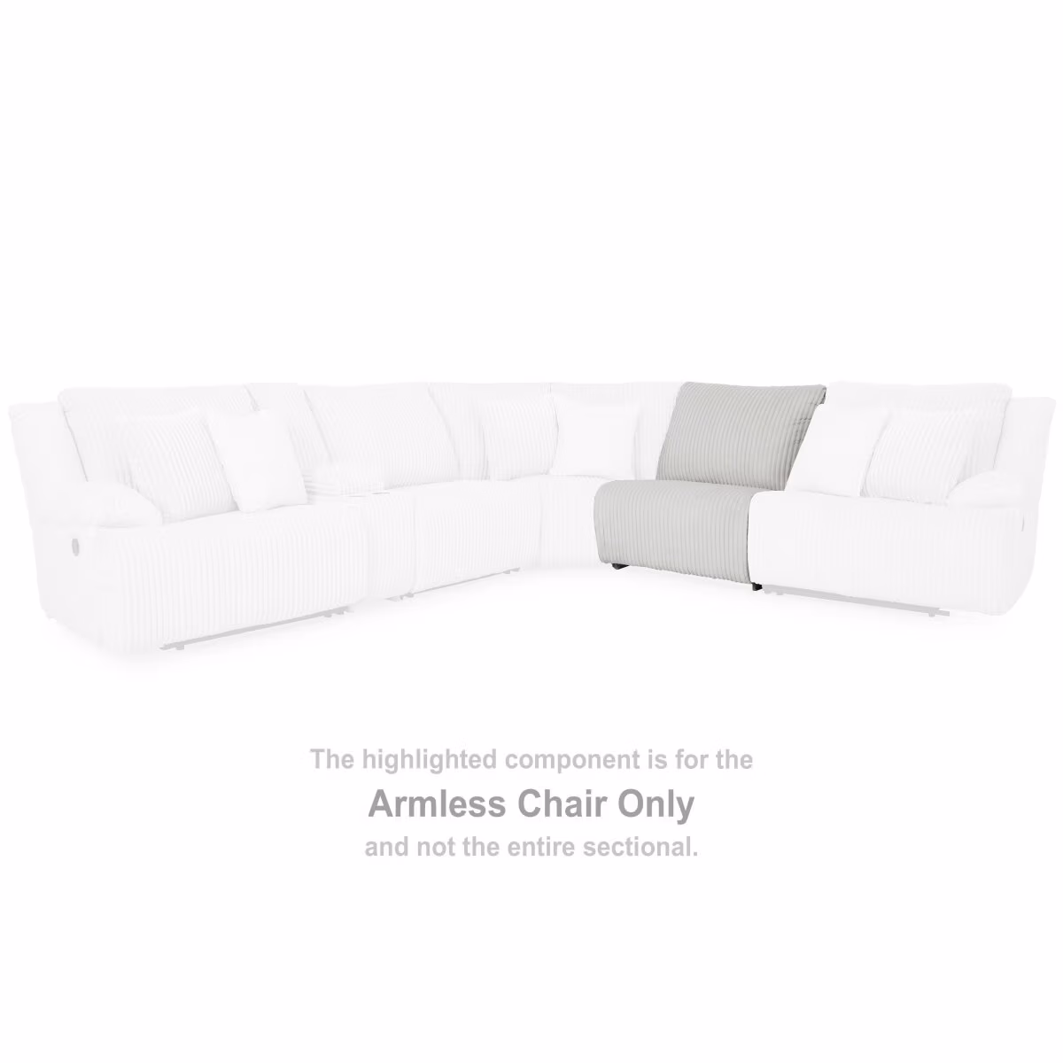Top Tier Armless Chair - Image 3