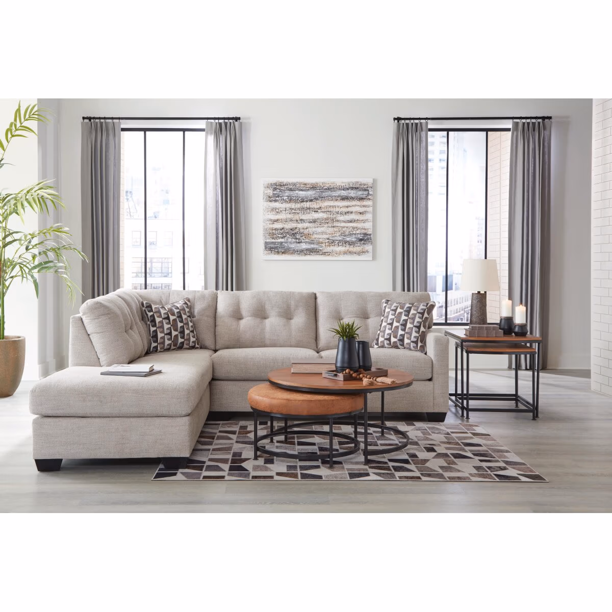 Mahoney 2-Piece Sectional with Chaise - Image 3