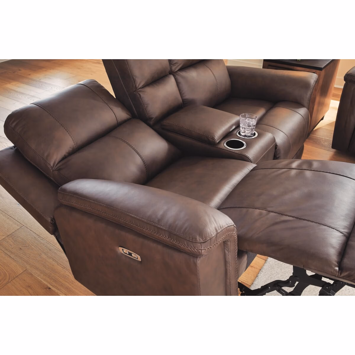 Bleckley Power Reclining Loveseat with Console - Image 9