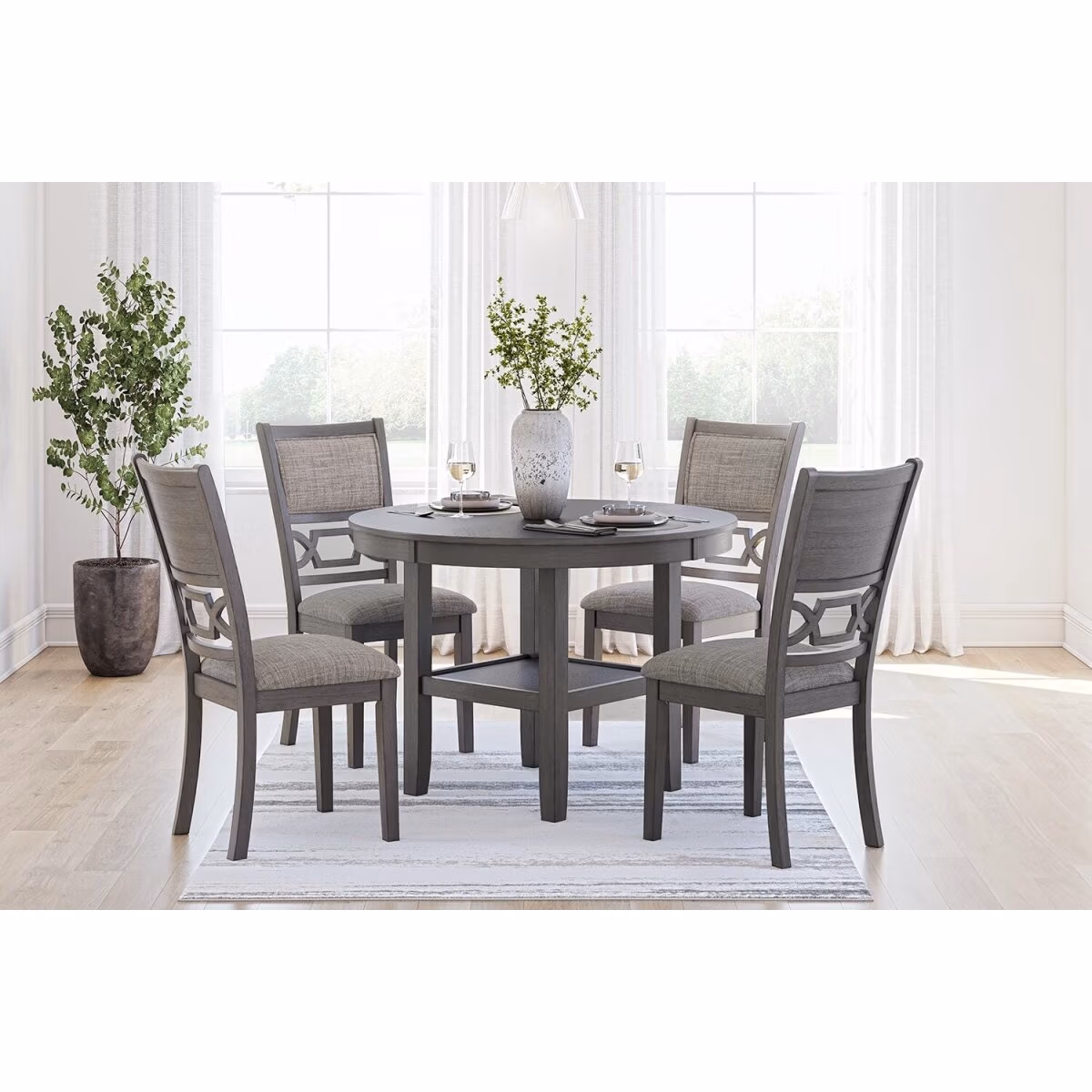 Wrenning Dining Table and 4 Chairs (Set of 5) - Image 3