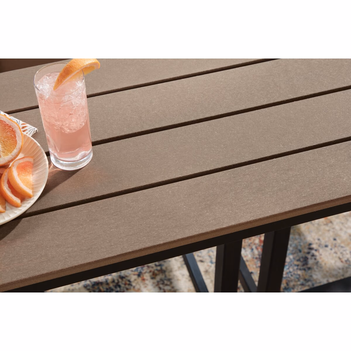 Shoreline Beach Outdoor Counter Table and 2 Barstools - Image 12