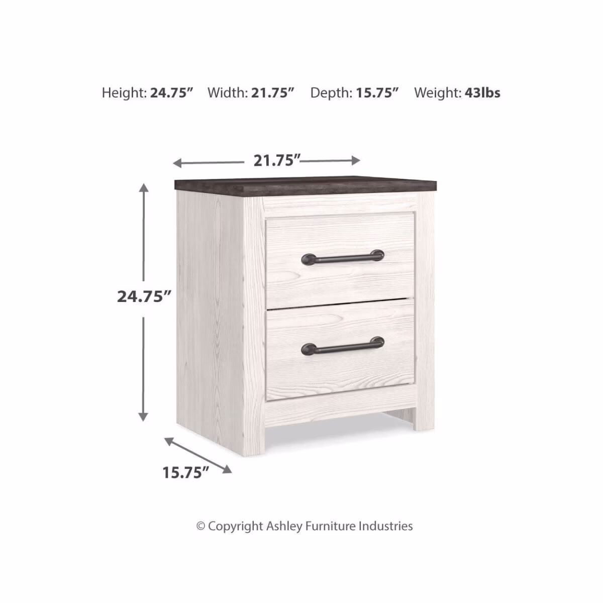 Gerridan Queen Panel Bed, Dresser and 2 Nightstands - Image 24